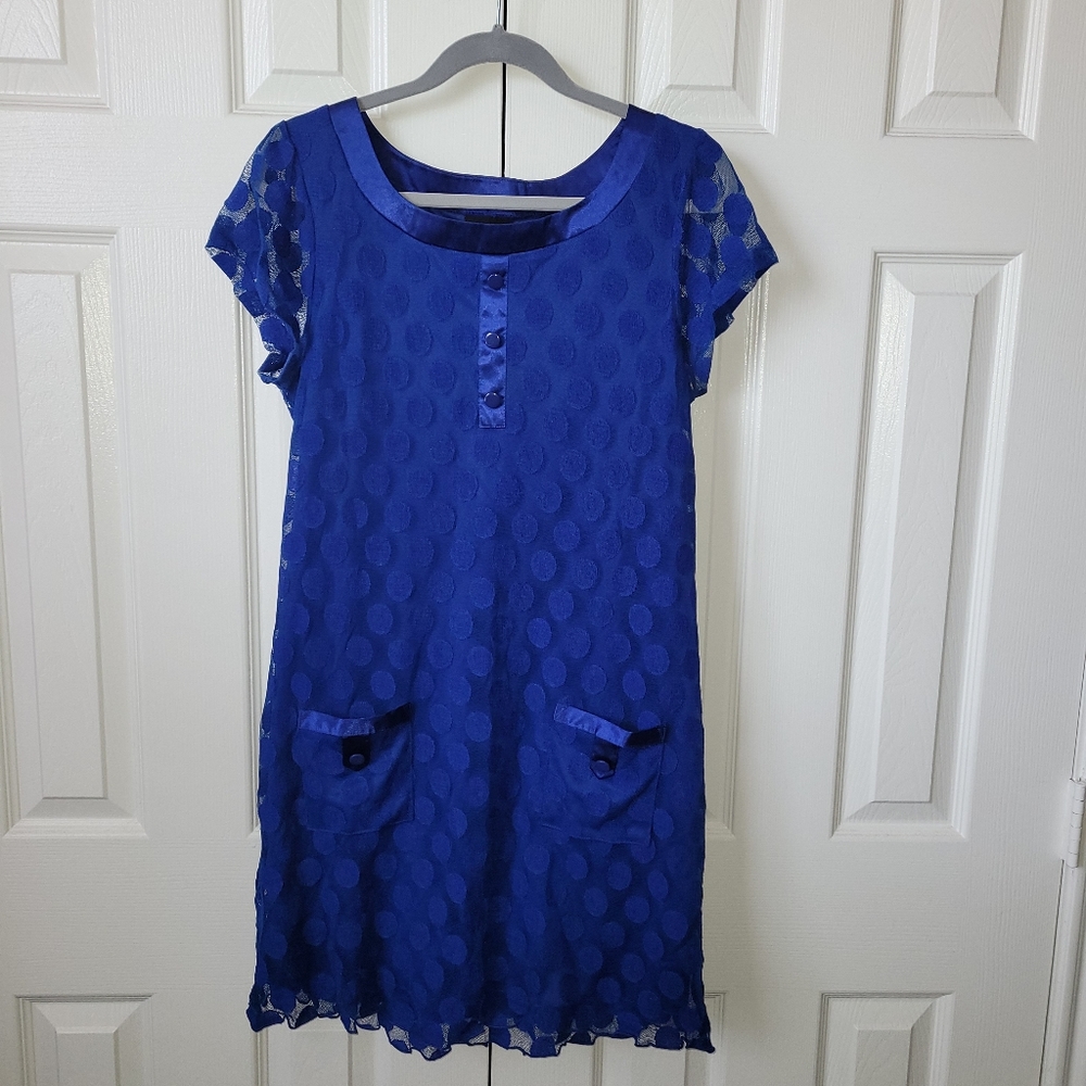 Cobalt Blue Mini Dress